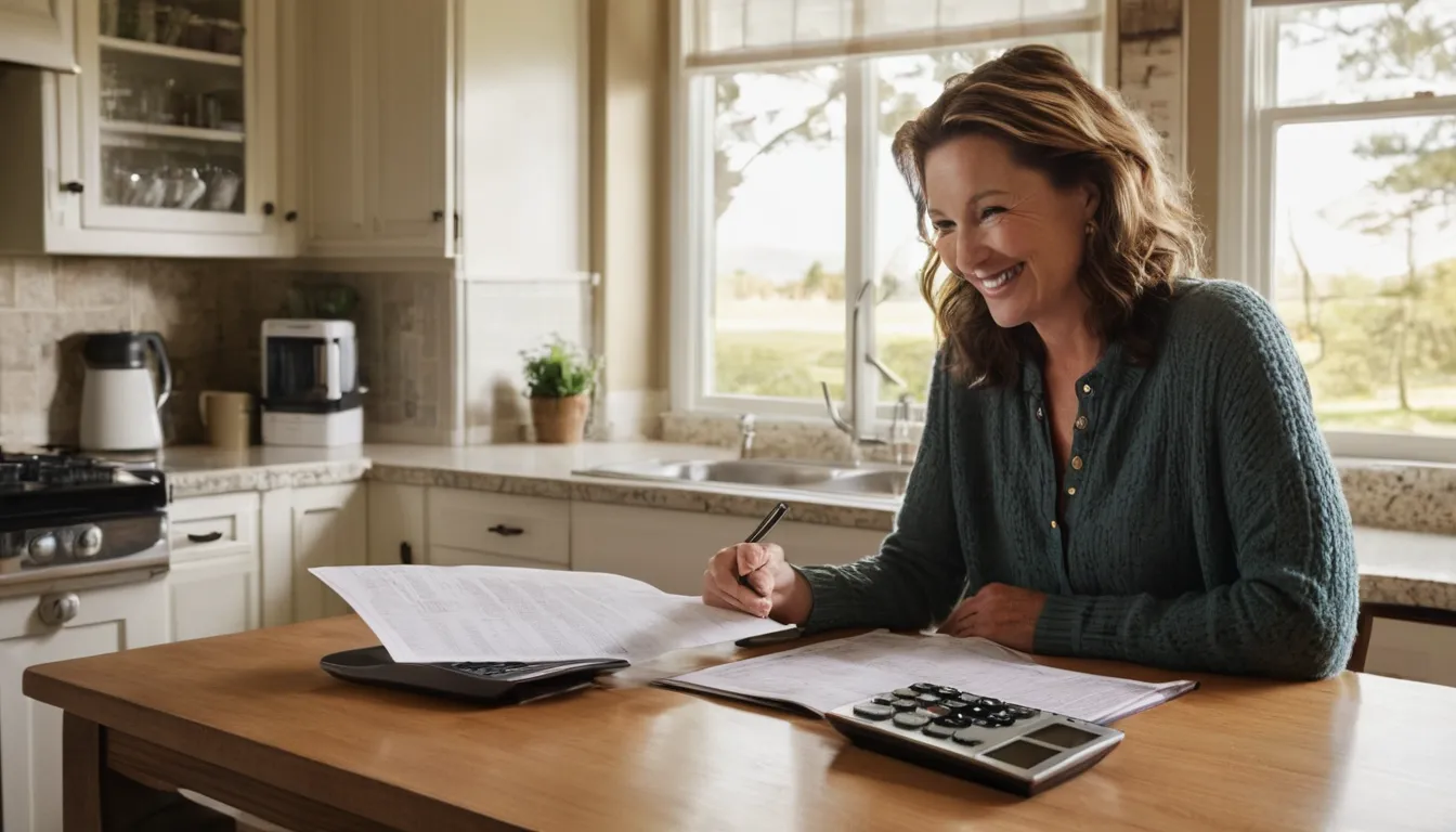 Homeowner reviewing a written quote for garage door work